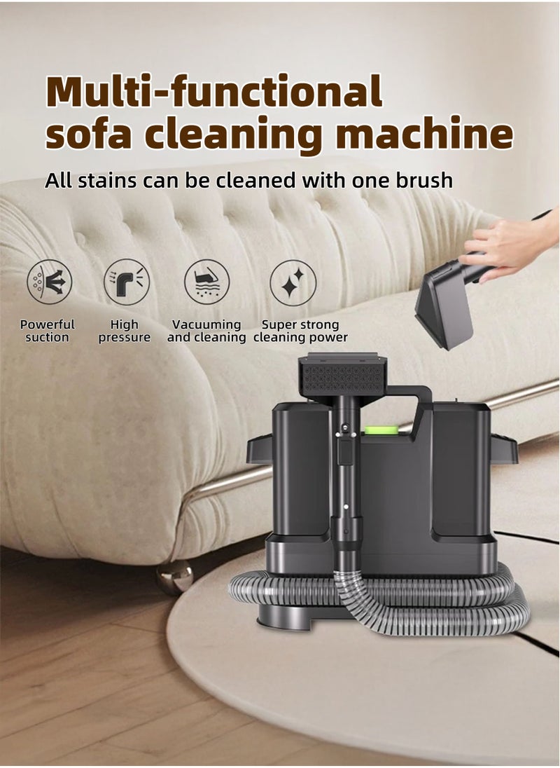 ايتي لايف منظف ​​سجاد سلكي جاف ورطب، يزيل البقع الصعبة، سهل الاستخدام على أسطح متعددة: الأرائك والسيارات والمفروشات، 500 واط، أسود - Image 2